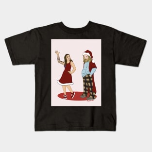 Happy Holidays From Mama's Geeky & Bro Thor Kids T-Shirt